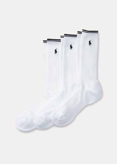 Men's Polo Ralph Lauren Tech Athletic Crew 3-Pack Socks | 731806DUR